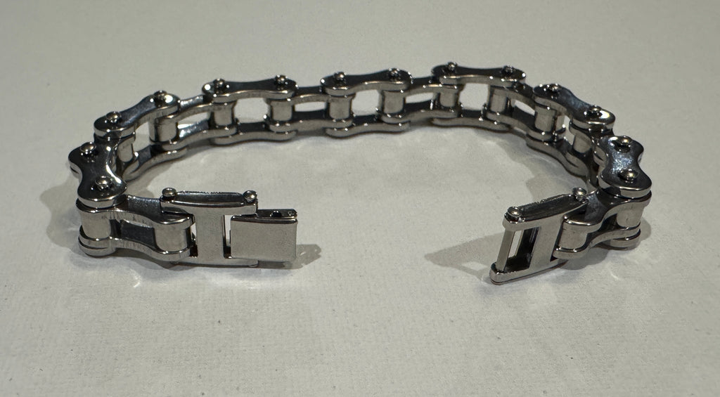Stainless Steel Bike Chain Bracelet